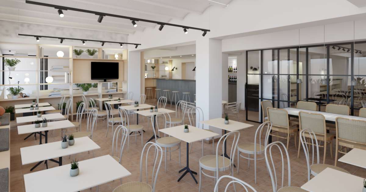 Een foto van de faciliteiten bij Hotel GHT Miratge