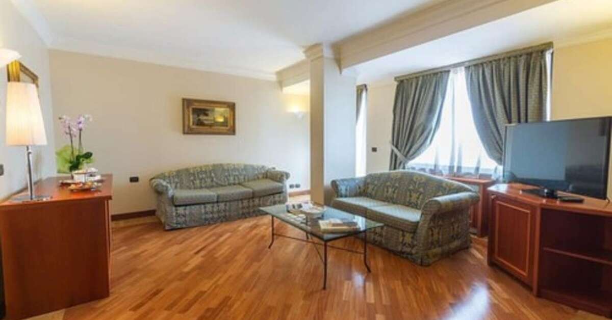 Een foto van het interieur van Hotel Nettuno