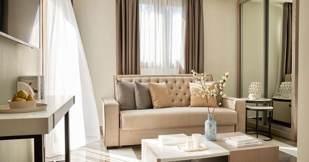 Een foto van het interieur van Hotel Potidea Palace