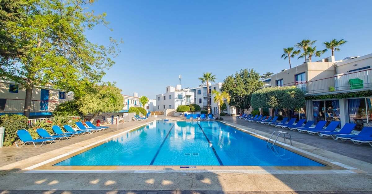 Een foto van het zwembad bij Green Bungalows Hotel & Appartementen