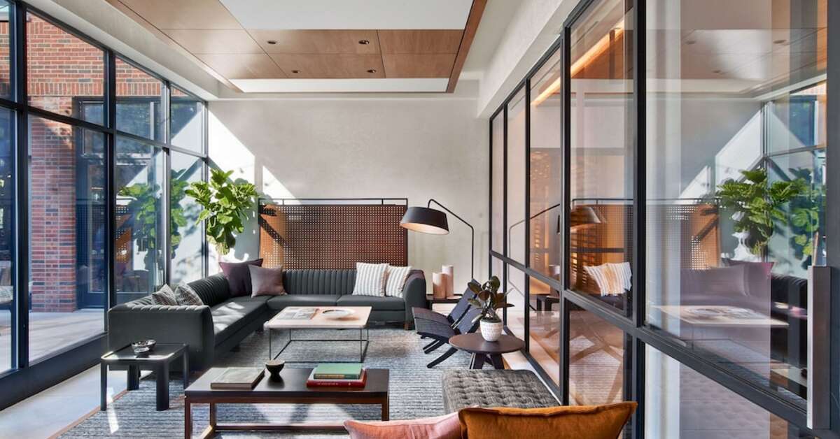 Een foto van het interieur van Arlo SoHo Hotel
