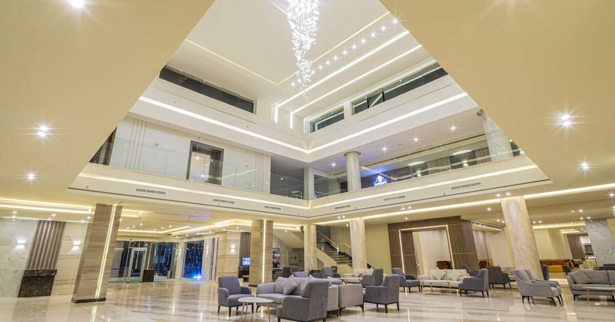Een foto van het interieur van Amarina Abu Soma Resort & Aquapark