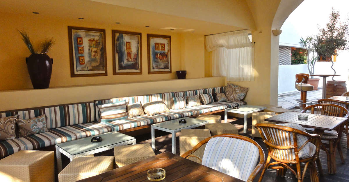 Een foto van het interieur van Hotel Levante Beach