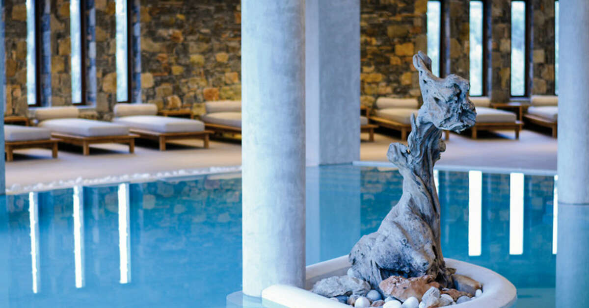 Ein Foto vom Pool im Ostria Resort & Spa