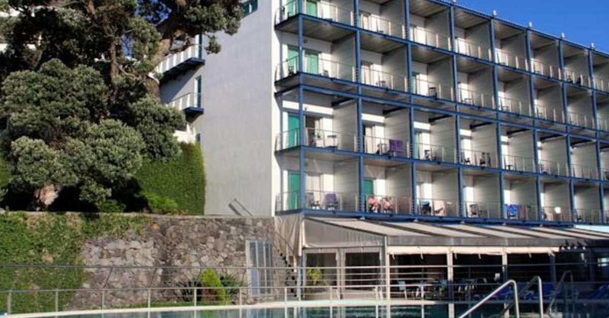 Een foto van het zwembad bij Hotel Do Caracol