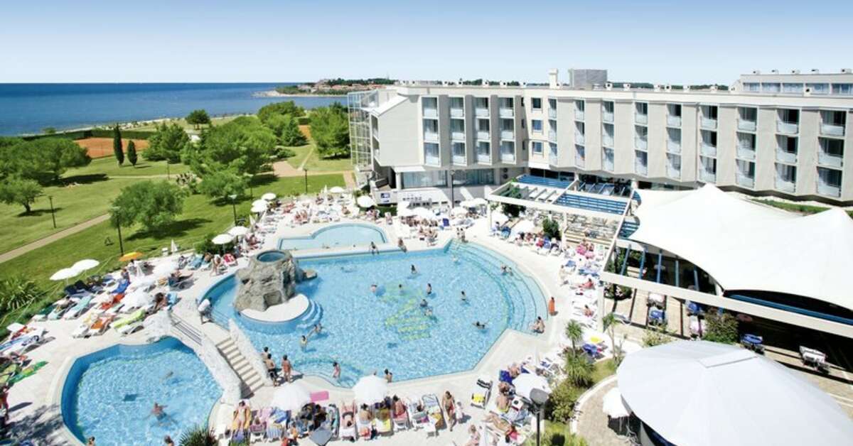 Een foto van een overzicht van Aminess Vival Maestral Hotel
