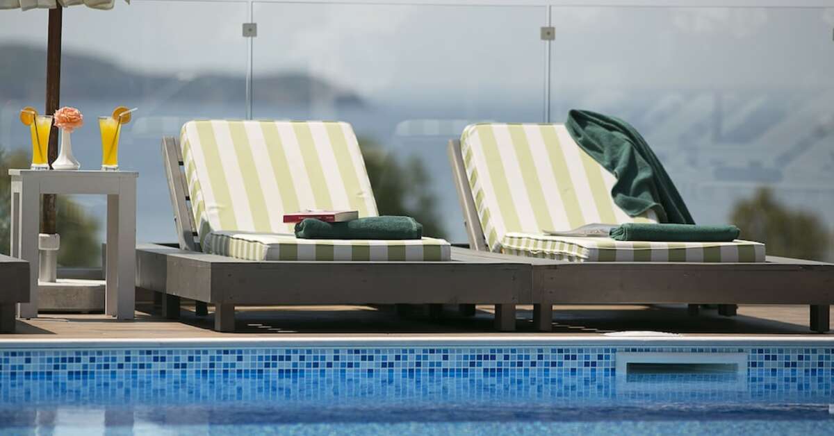 Ein Foto vom Pool im Irida Aegean View
