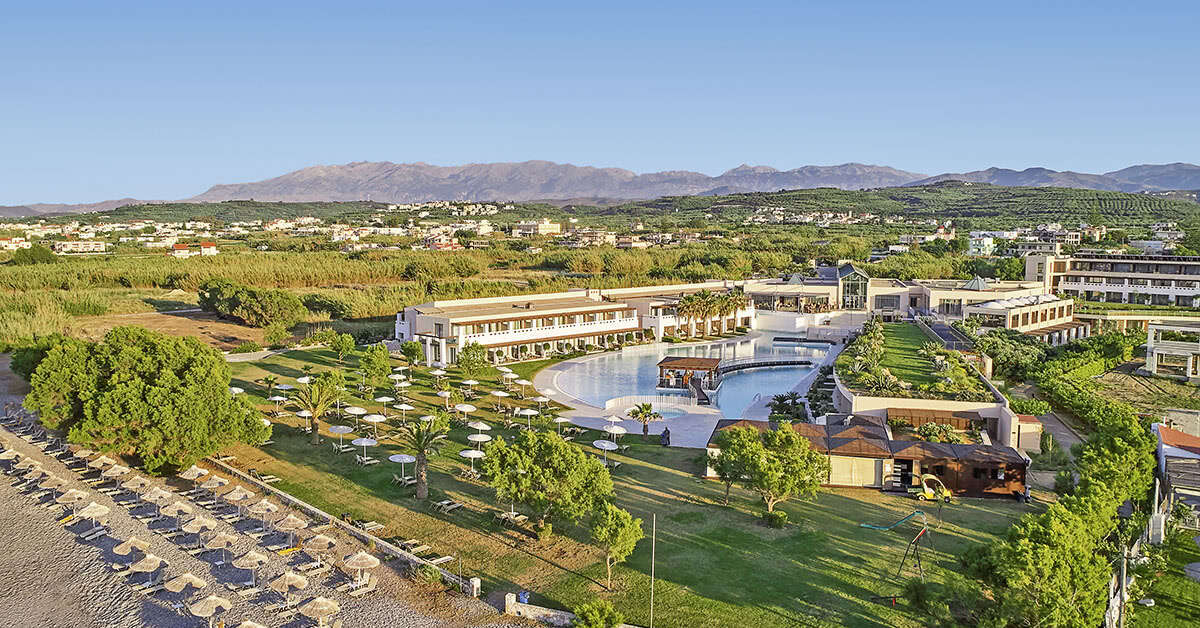 Een foto van de buitenkant van Giannoulis Cavo Spada Luxury Sports & Leisure Resort & Spa