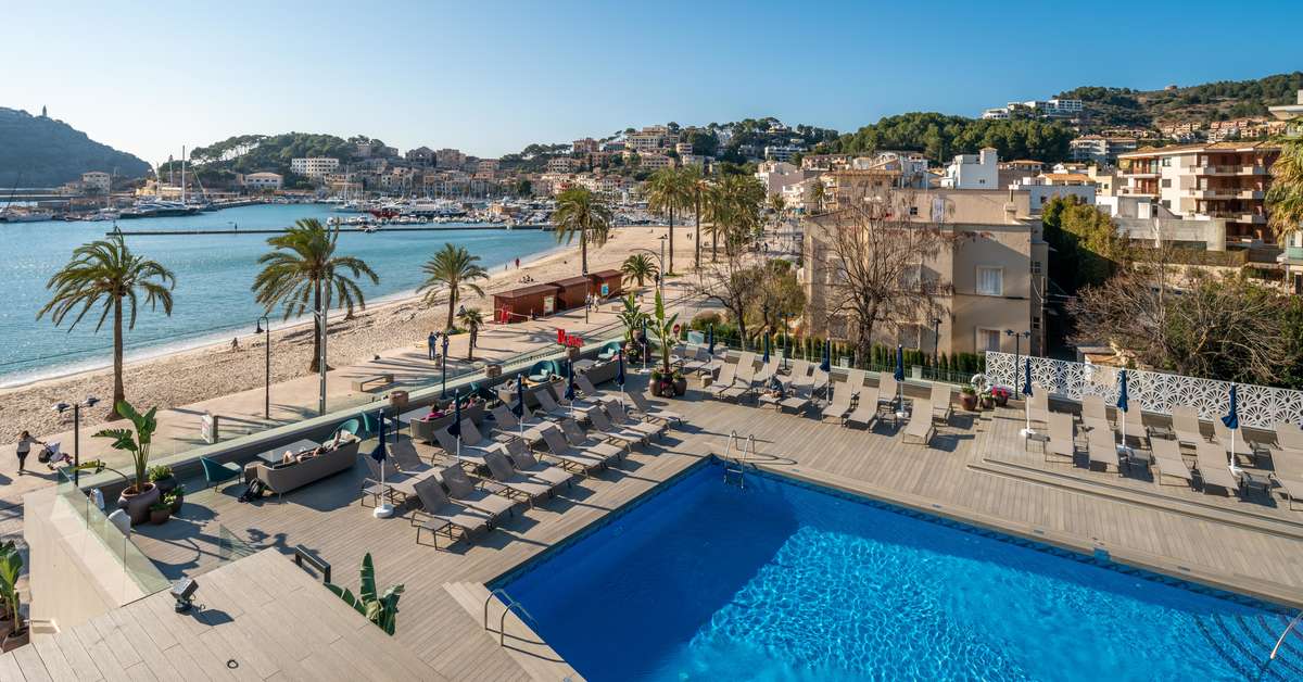 Een foto van het zwembad bij Hotel Eden Soller