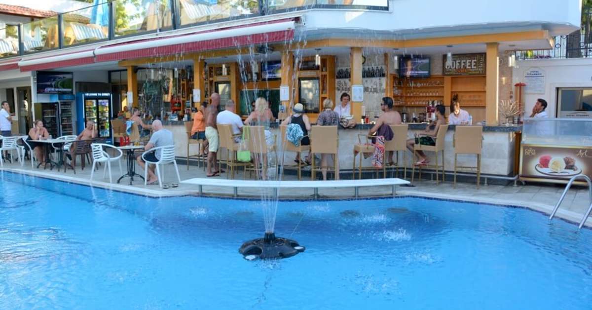 Een foto van het zwembad bij Hotel Istankoy Bodrum