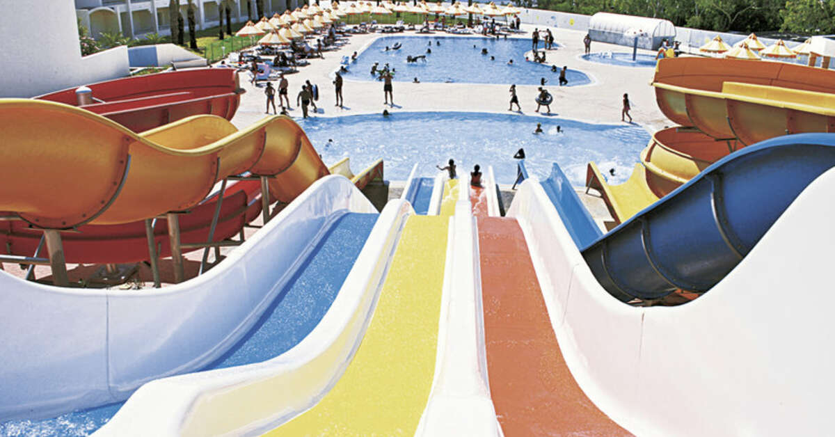 Ein Foto vom Pool im Omar Khayam Resort & Aquapark