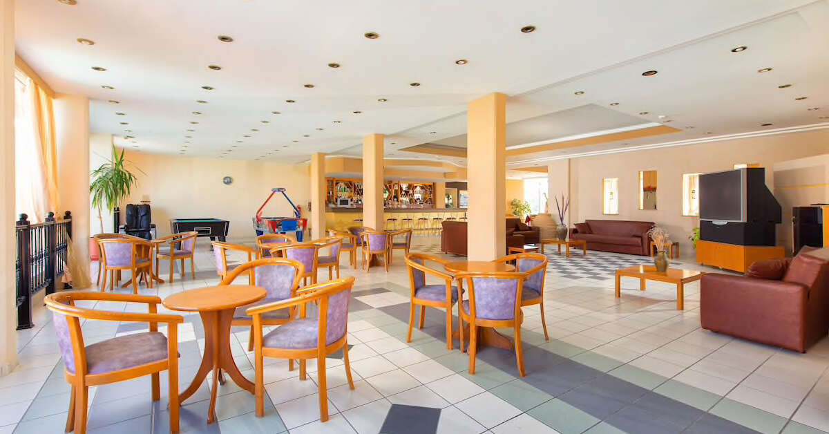 Een foto van de faciliteiten bij Bayside Hotel Katsaras