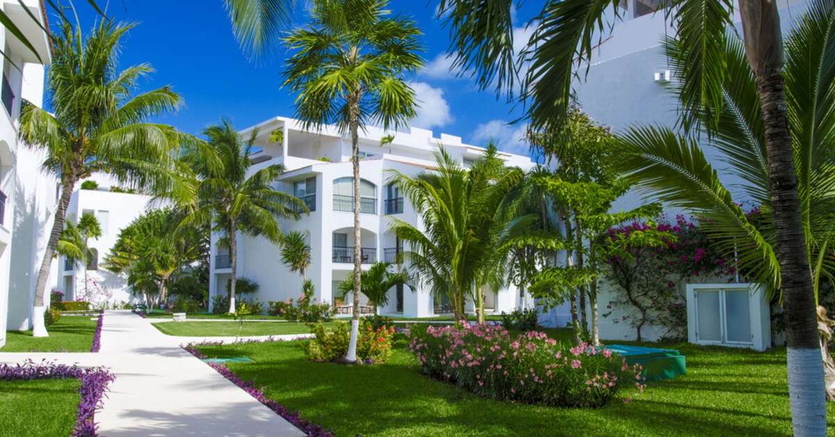 Ein Foto von der Außenansicht des Beachscape Kin Ha Villas & Suites