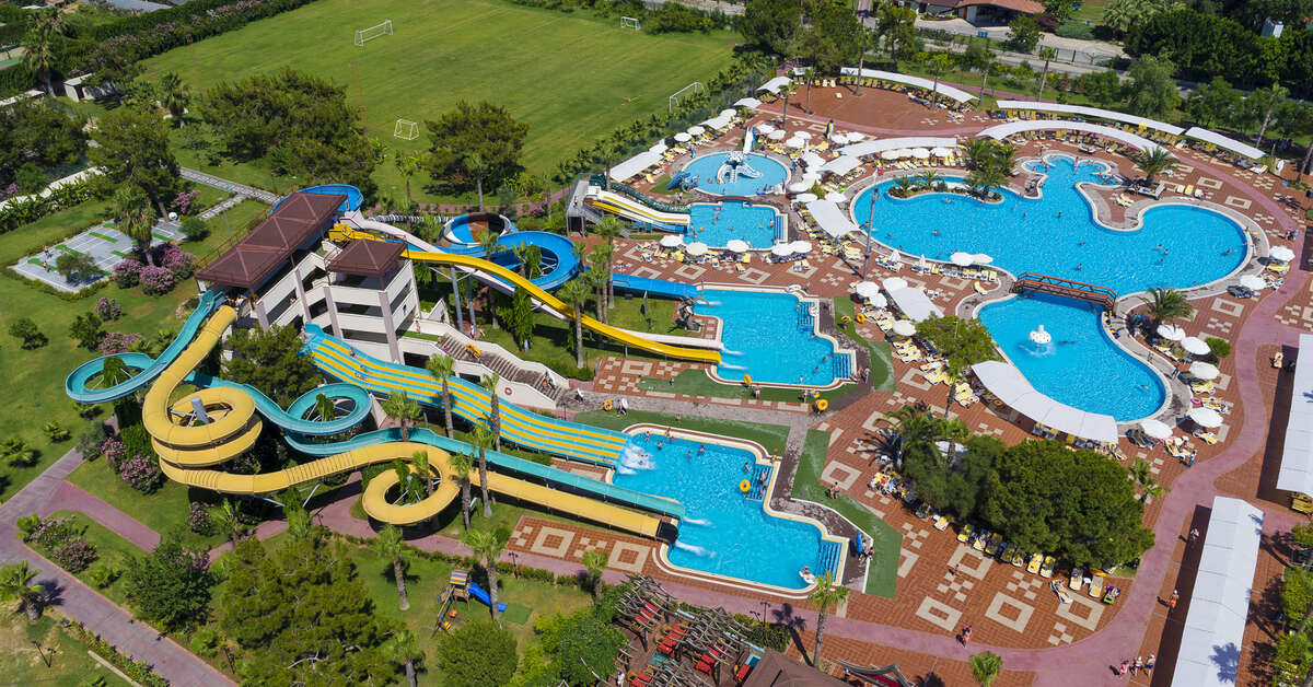 Ein Foto vom Pool im Club Hotel Turan Prince World