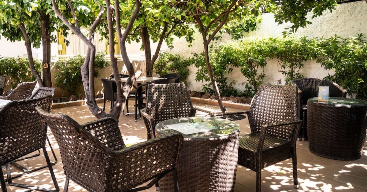 Een foto van het terras bij Appartementen Coral California