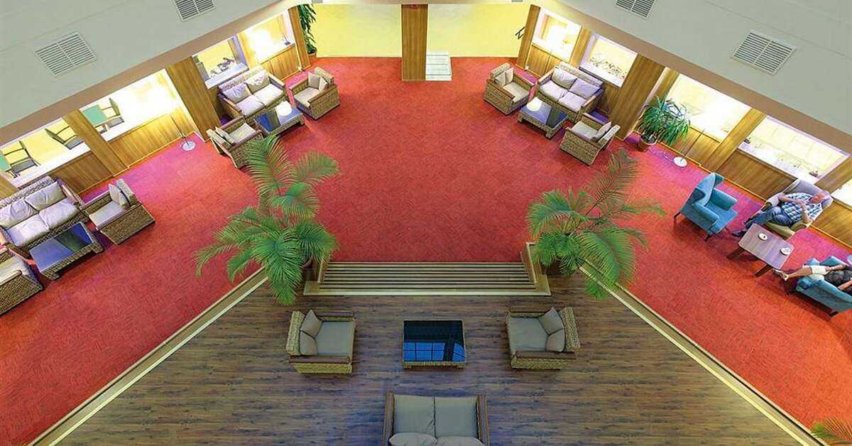 Een foto van het interieur van Fortuna Beach Hotel