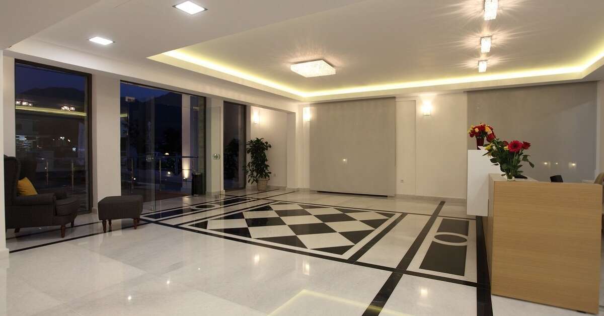 Een foto van het interieur van Cretan Beach Resort