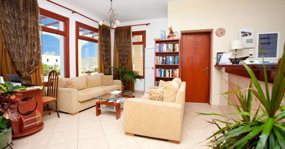 Een foto van het interieur van Appartementen Golden Sun