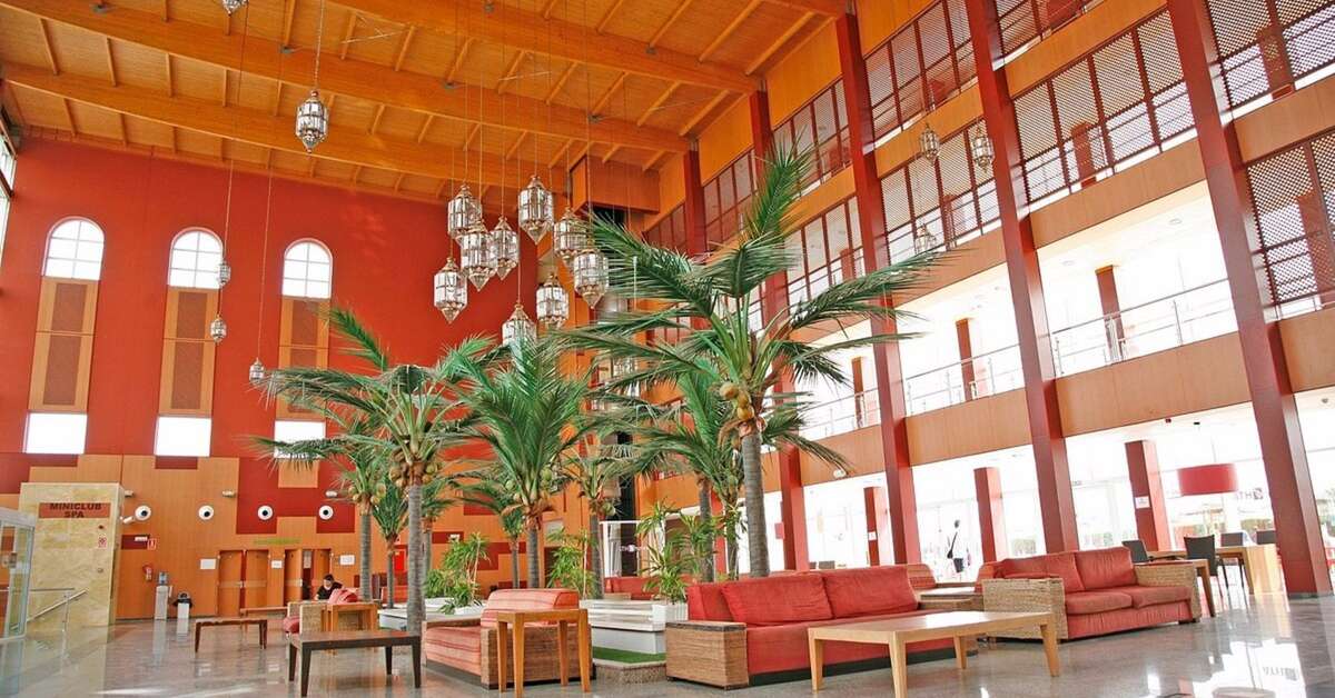 Een foto van het interieur van Hotel Cabo de Gata