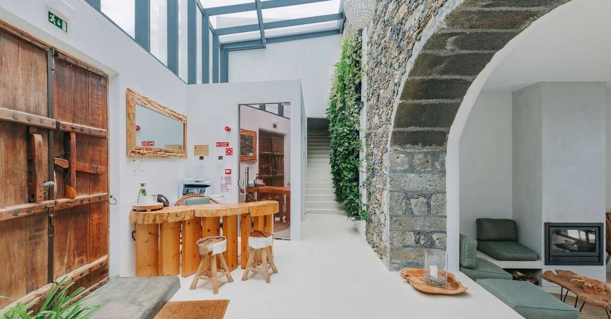 Een foto van het interieur van White Exclusive Suites & Villas