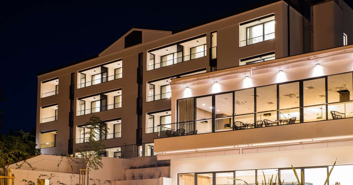 Een foto van de buitenkant van Hotel Esplanade