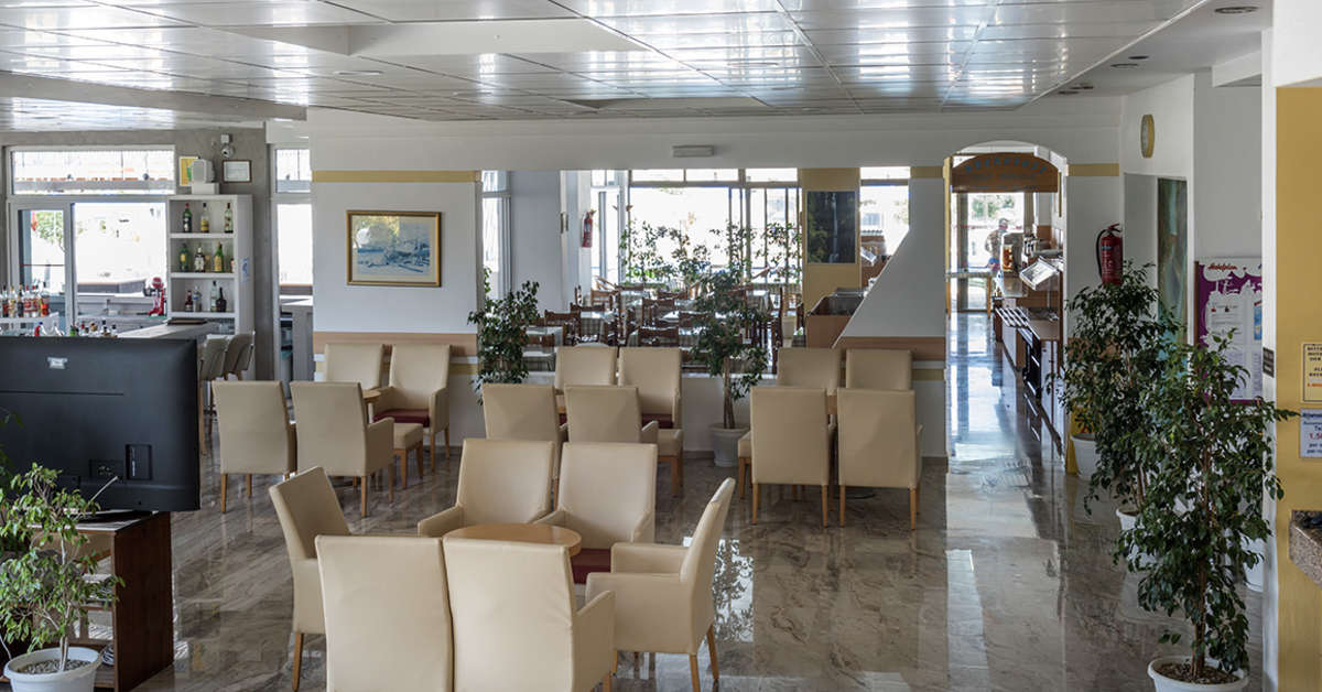 Een foto van het interieur van Hotel Tropical Sol