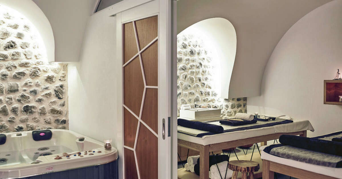 Een foto van de faciliteiten bij Santo Maris Oia Luxury Suites & Spa