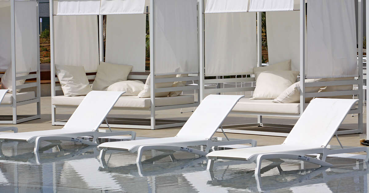 Ein Foto von der Terrasse im BG Tonga & Suites Tower Design Hotel