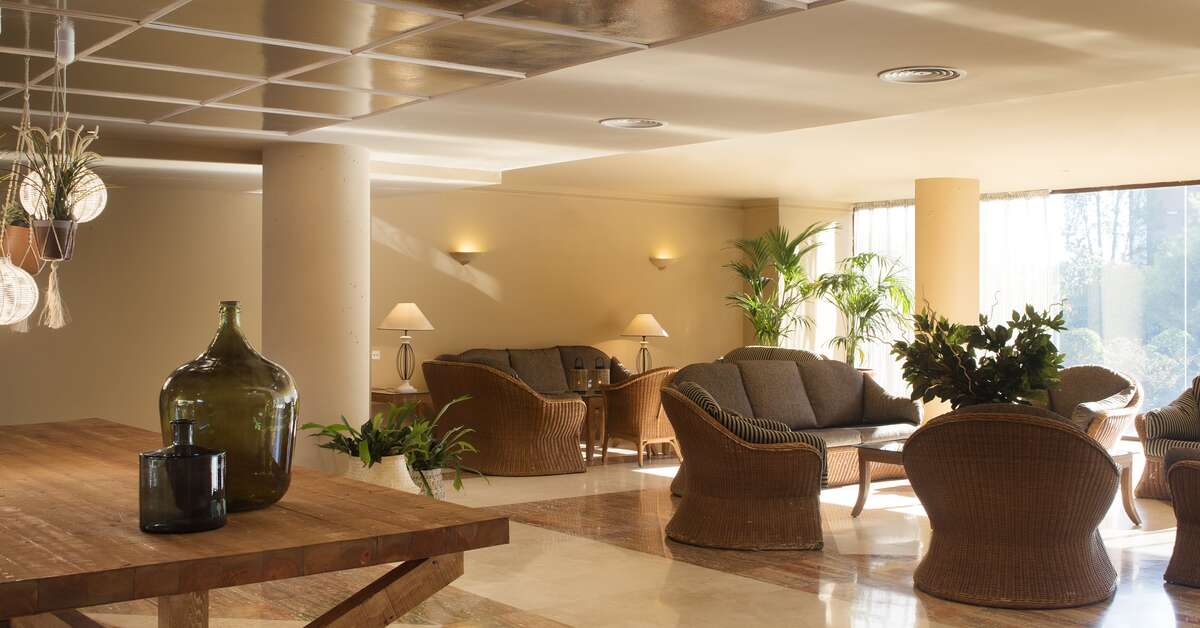 Een foto van het interieur van Luna Park Hotel & Spa