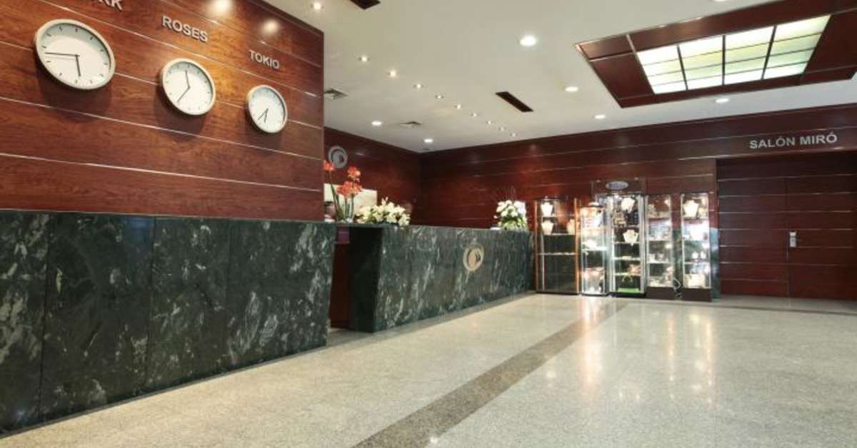 Een foto van het interieur van Prestige Hotel Goya Park