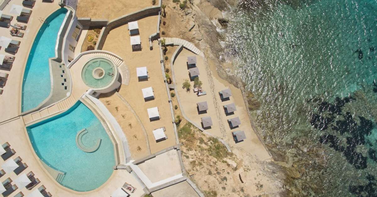 Een foto van het zwembad bij Anax Resort & Spa