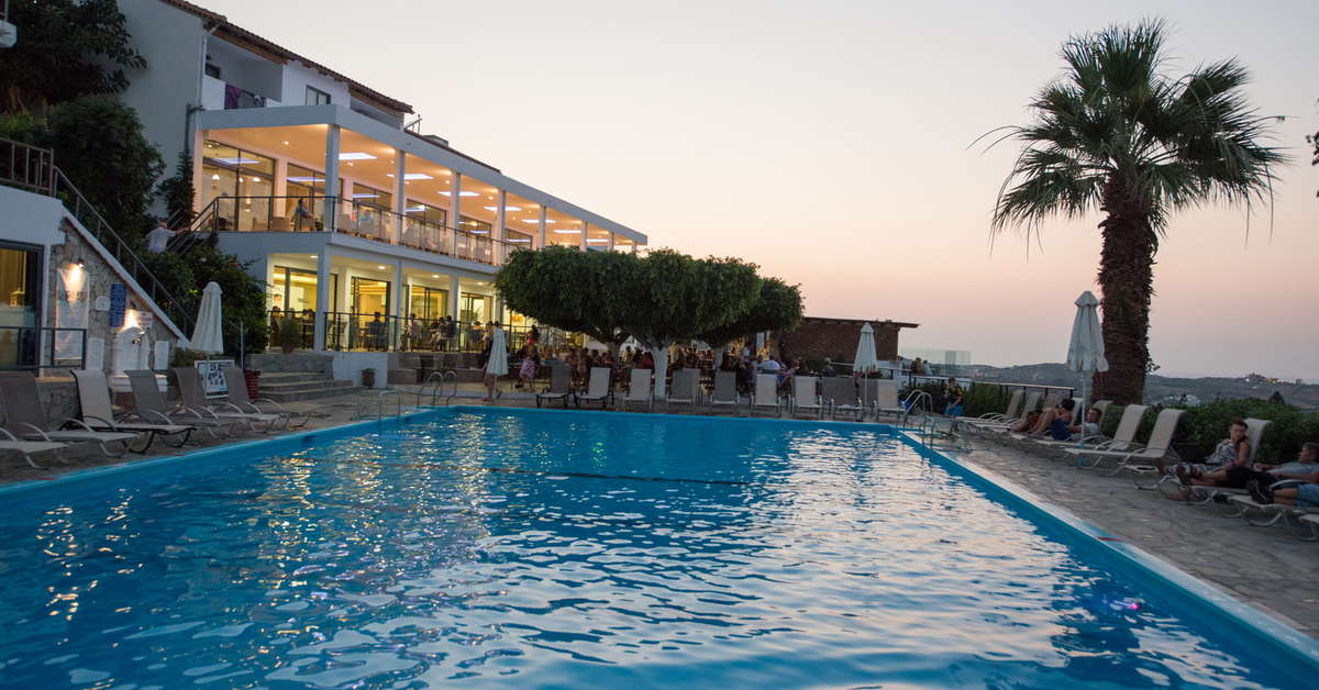 Een foto van het zwembad bij Panorama Village & Hotel