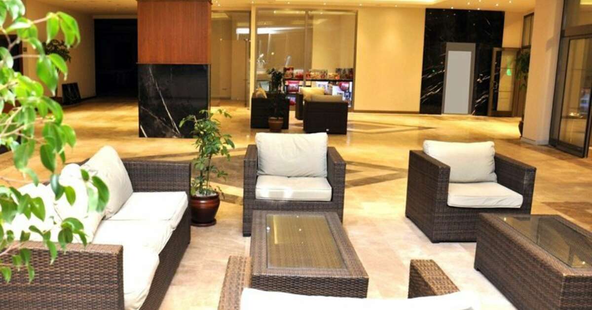 Een foto van het interieur van Jasmin Beach Hotel