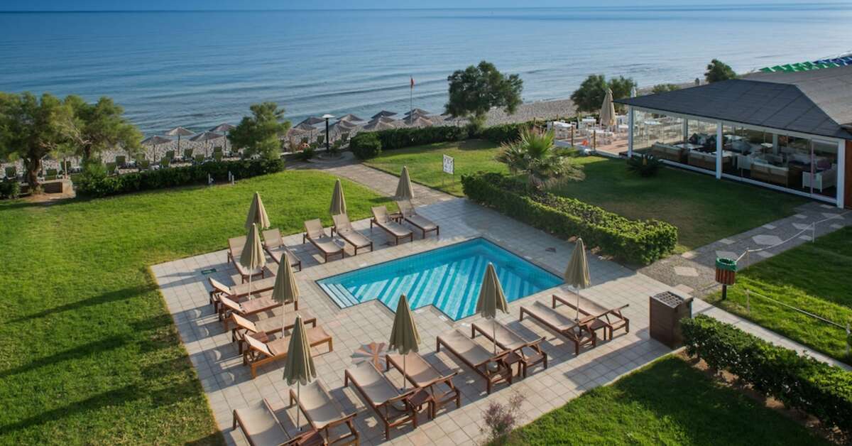 Een foto van het zwembad bij Rethymno Palace Hotel