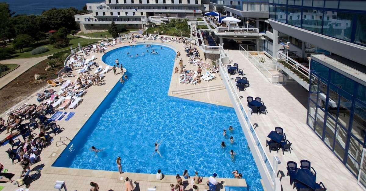Een foto van het zwembad bij Hotel Delfin Plava Laguna