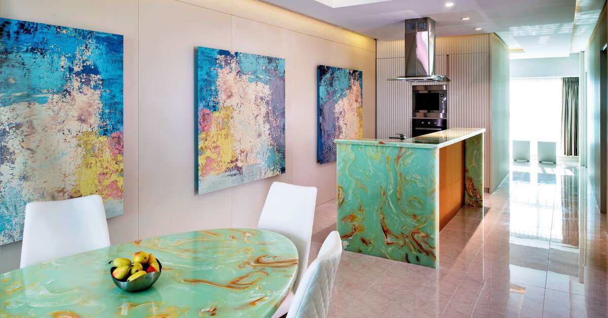 Een foto van het interieur van Four Points by Sheraton Sharjah