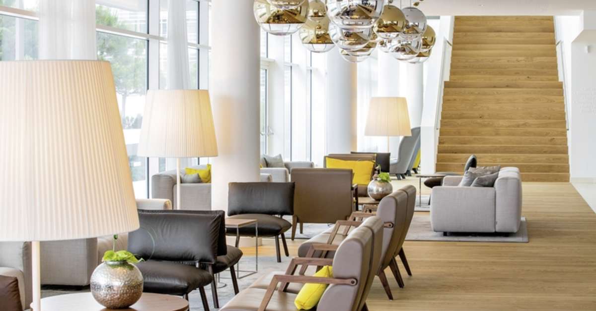 Een foto van het interieur van Falkensteiner Hotel & Spa Jesolo