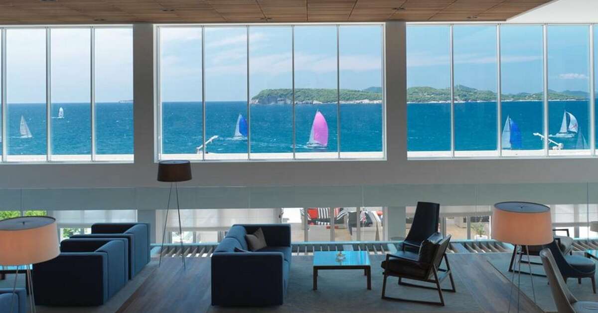 Een foto van het interieur van Valamar Dubrovnik President Hotel