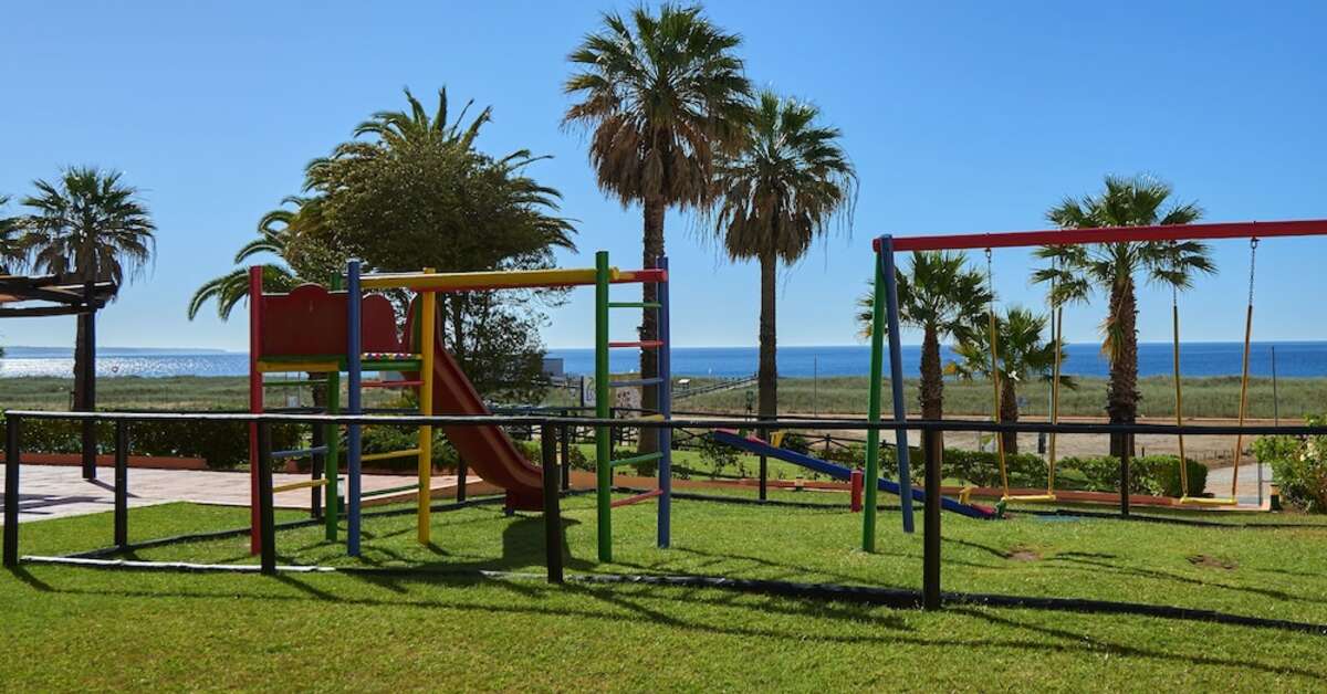 Ein Foto von den Einrichtungen im Meia Praia Lagos Beach Club Apartments