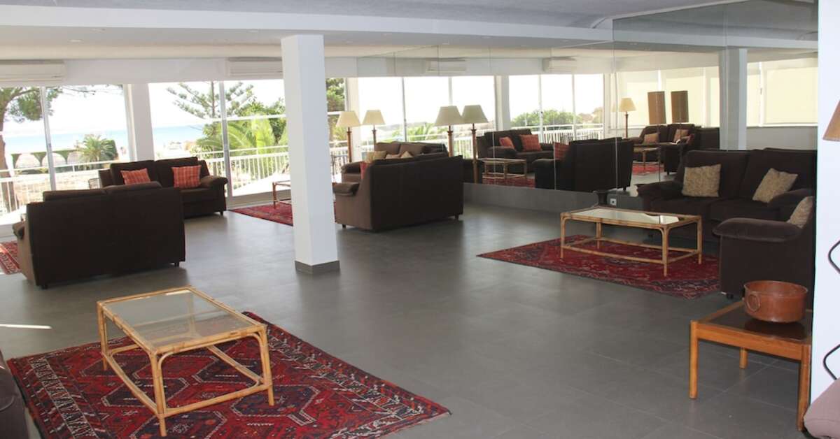 Een foto van het interieur van Hotel Vasco Da Gama