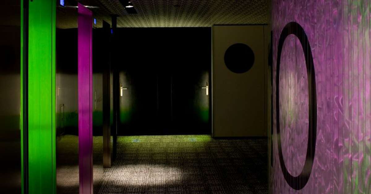 Een foto van het interieur van Barcelo Raval