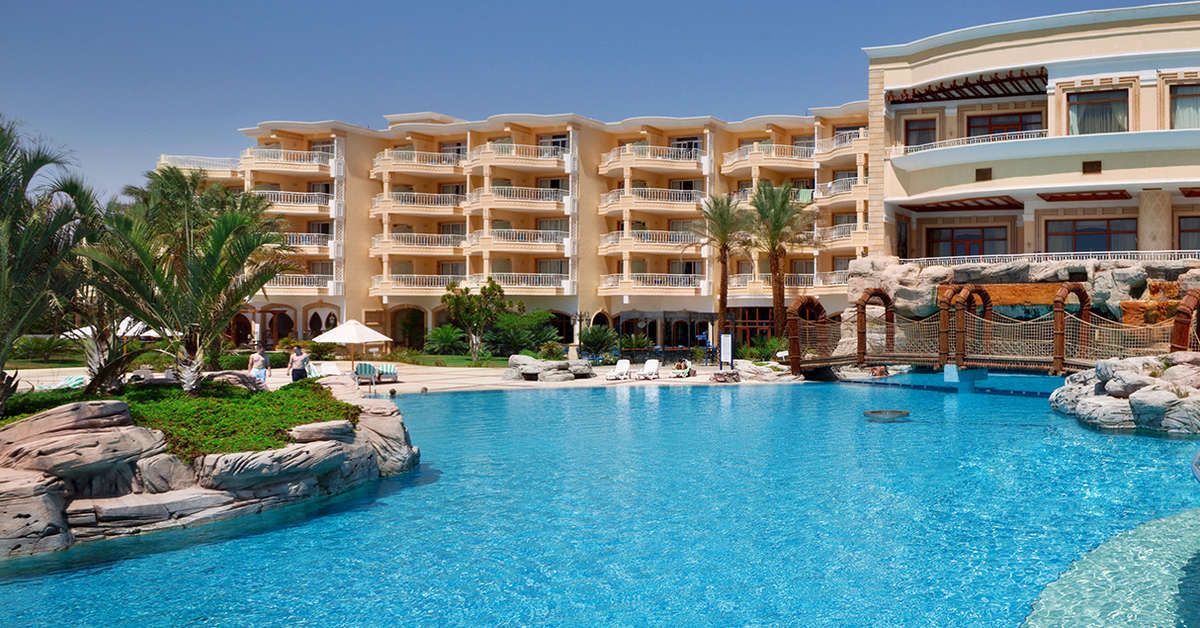Een foto van een overzicht van Palm Royale Soma Bay