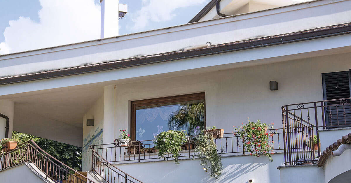 Ein Foto von der Außenansicht des La Bussola Hotel