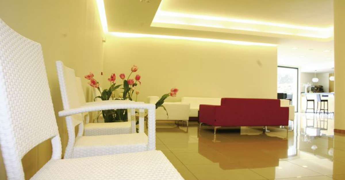 Een foto van het interieur van Esperia Palace Hotel