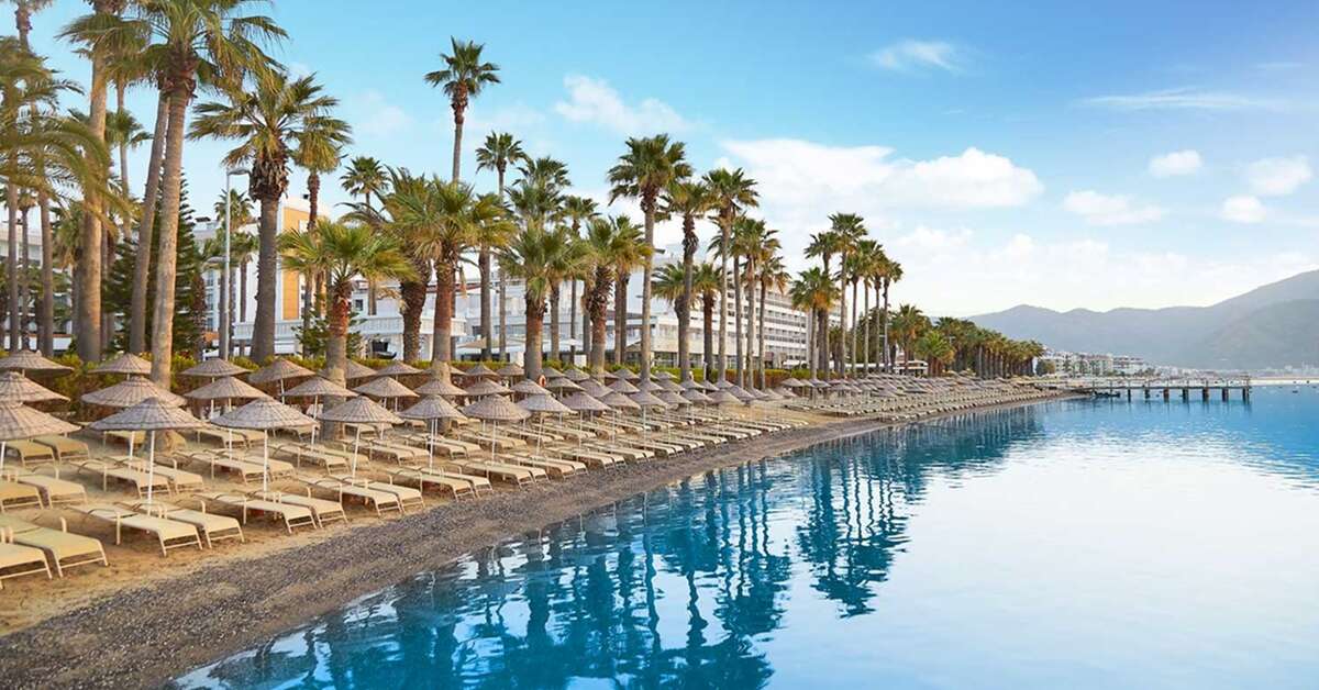 Een foto van het strand bij Prime Beach Hotel