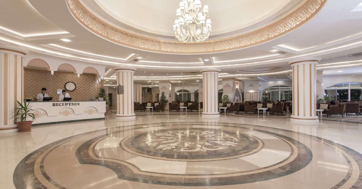 Ein Foto vom Innenbereich im Hotel Sultan of Side