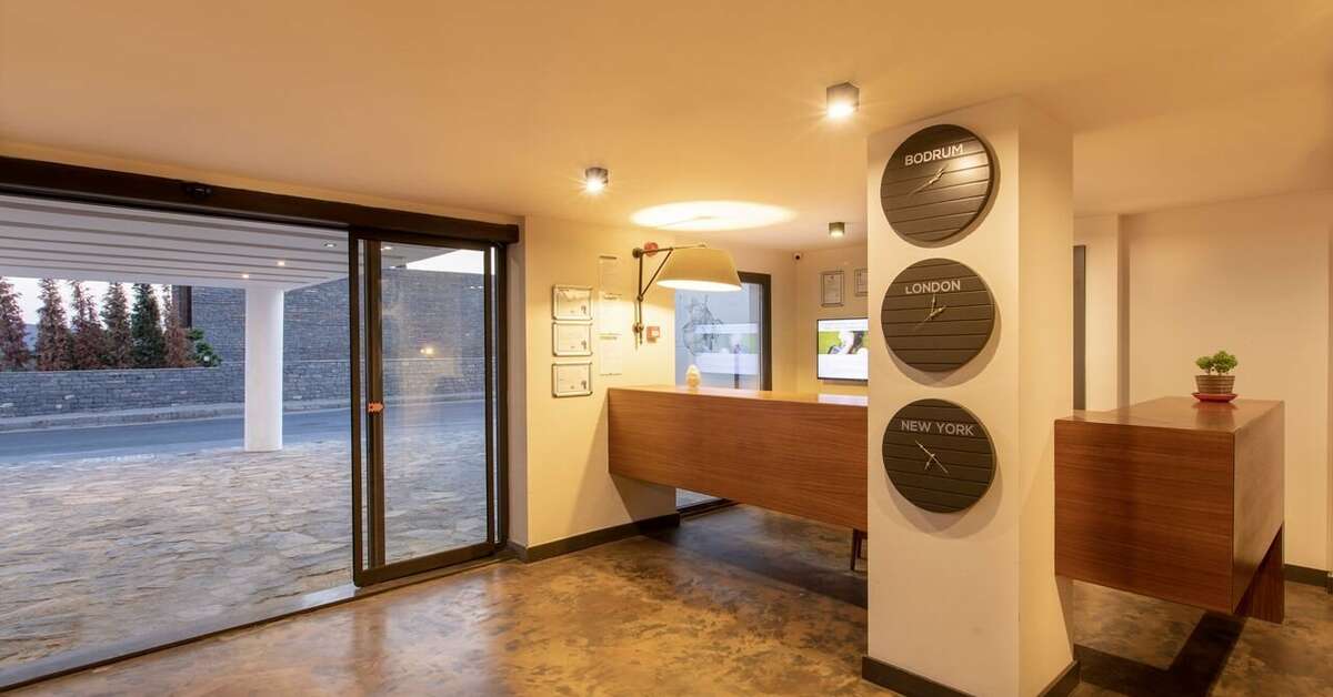 Een foto van het interieur van Senses Hotel Bodrum