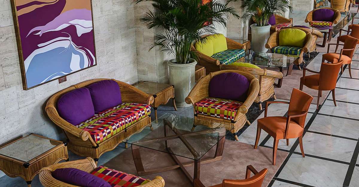 Een foto van het interieur van Bull Hotel Costa Canaria & Spa