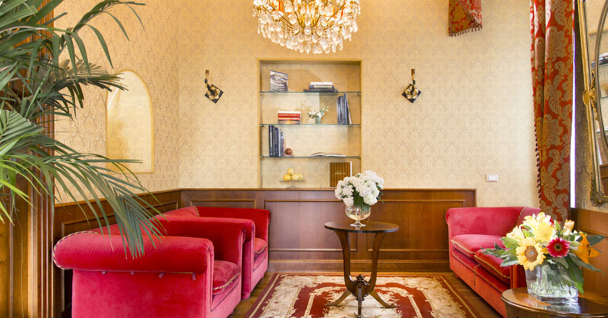 Ein Foto vom Innenbereich im Hotel Milton Roma