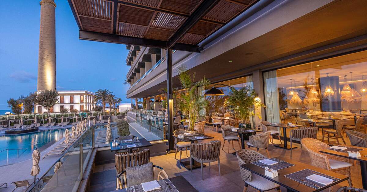 Een foto van de faciliteiten bij Faro Lopesan Collection Hotel